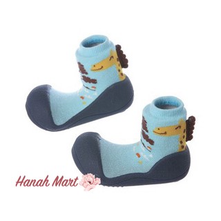 Giày tập đi cho bé Attipas GIRAFFE  Hàn Quốc, NAVY - A18G