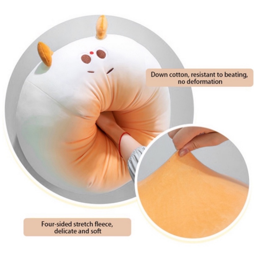 Trong kho 30cm Gối Bông Mềm Hình Bánh Mì Sáng Tạo Gối Ôm Nhồi Bông Mềm Mại Thiết Kế Hình Bánh Bao Dễ Thương