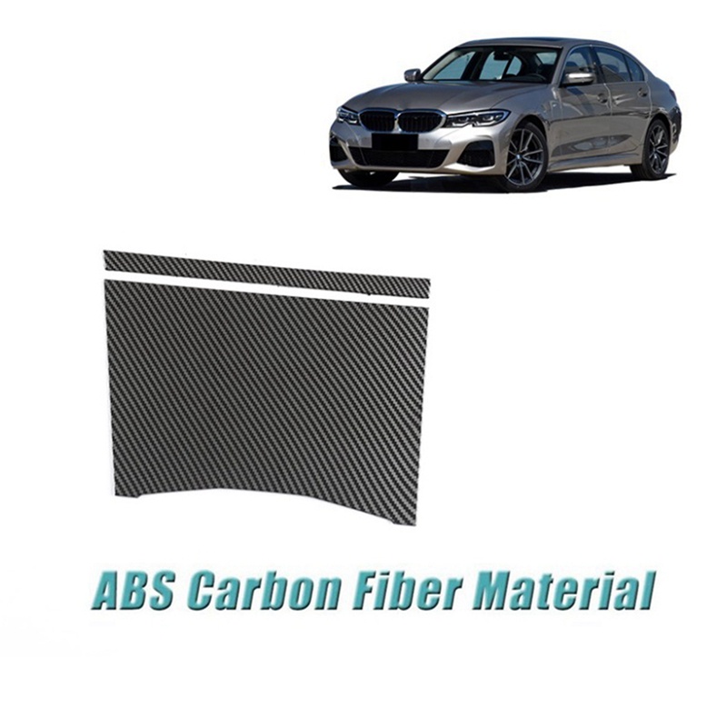 Đối với BMW 3 Dòng G20 G28 2019-2021 Bảng điều khiển trung tâm bằng sợi Carbon Bảng điều khiển sang số Bảng điều khiển Nắp trang trí Nhãn dán Phụ kiện nội thất