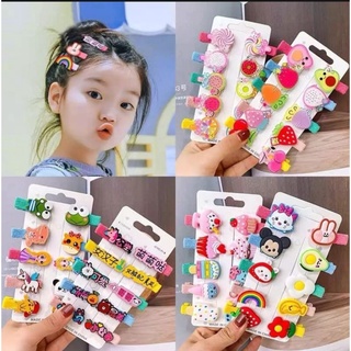 Set 10 Kẹp Tóc Hàn Quốc Cho Bé