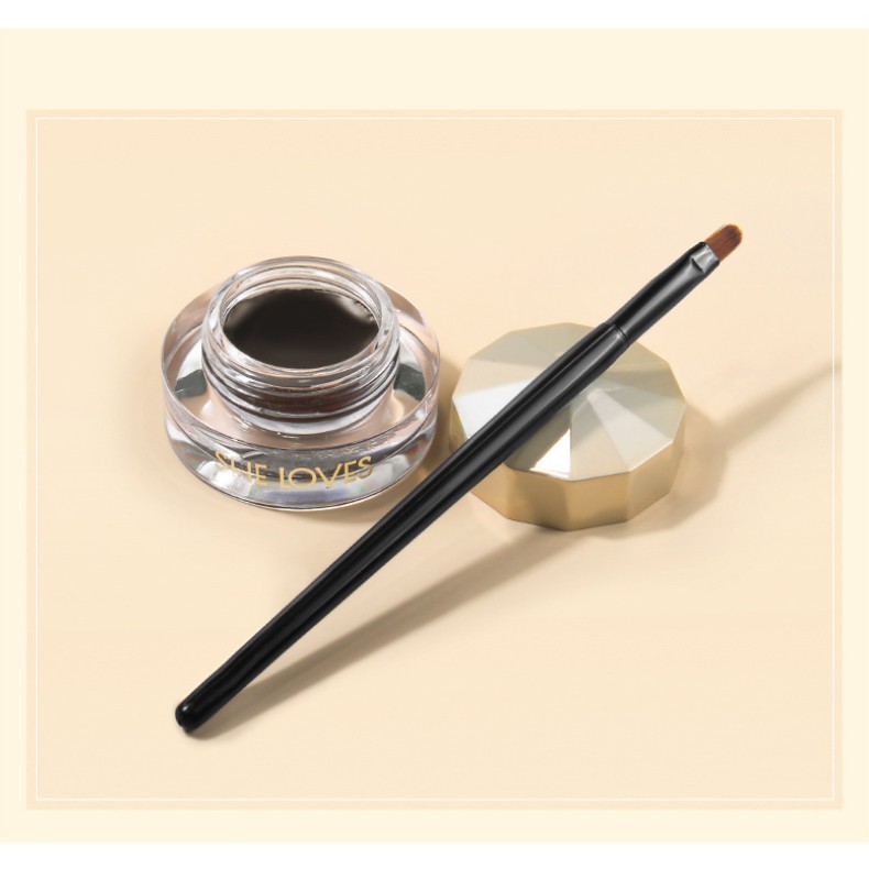 Gel kẻ mắt Sheloves Smooth Texture Eyeliner Cream 3g