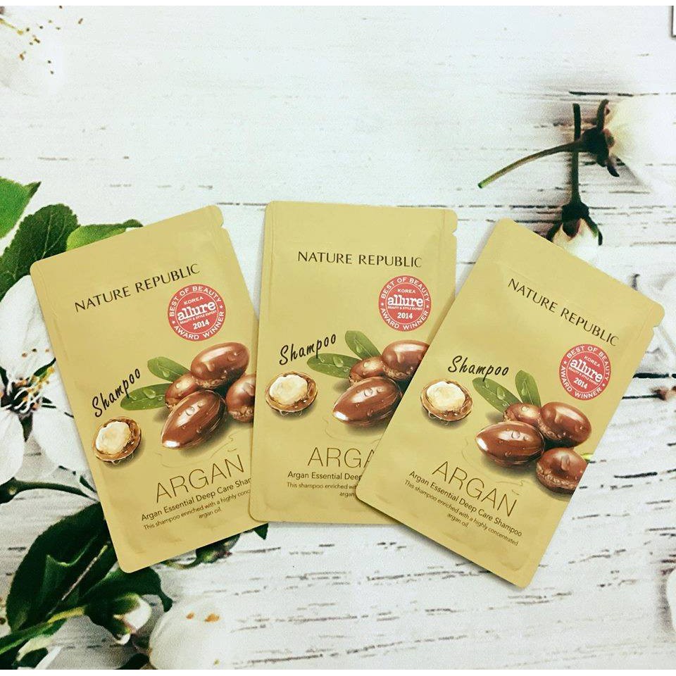 Semble KEM Ủ TÓC NATURE REPUBLIC ARGAN ESSENTIAL DEEP CARE HAIR PACK | BigBuy360 - bigbuy360.vn