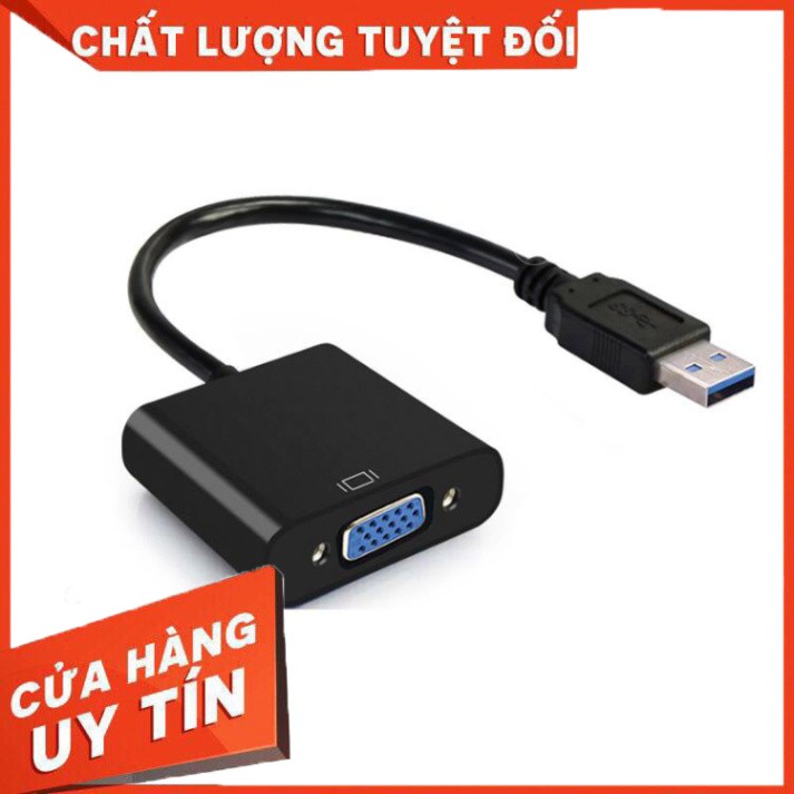 CÁP CHUYỂN USB TO VGA 3.0 ARIGATO Đảm Bảo Chất Lượng