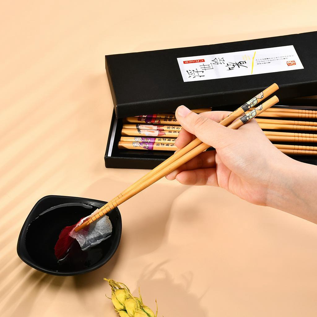 Bộ 5 Đôi Đũa Tre Tiện Dụng