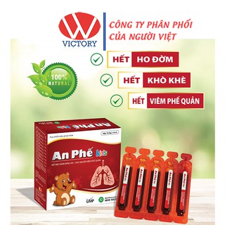 Siro An phế kids - Hỗ trợ giảm ho đờm và đau rát họng - Hộp 10 ống - Victorypharmacy