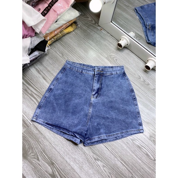 QUẦN SHORT RIN NỮ LƯNG CAO KHÔNG TÚI CÓ SIZE #UTRBUZANG