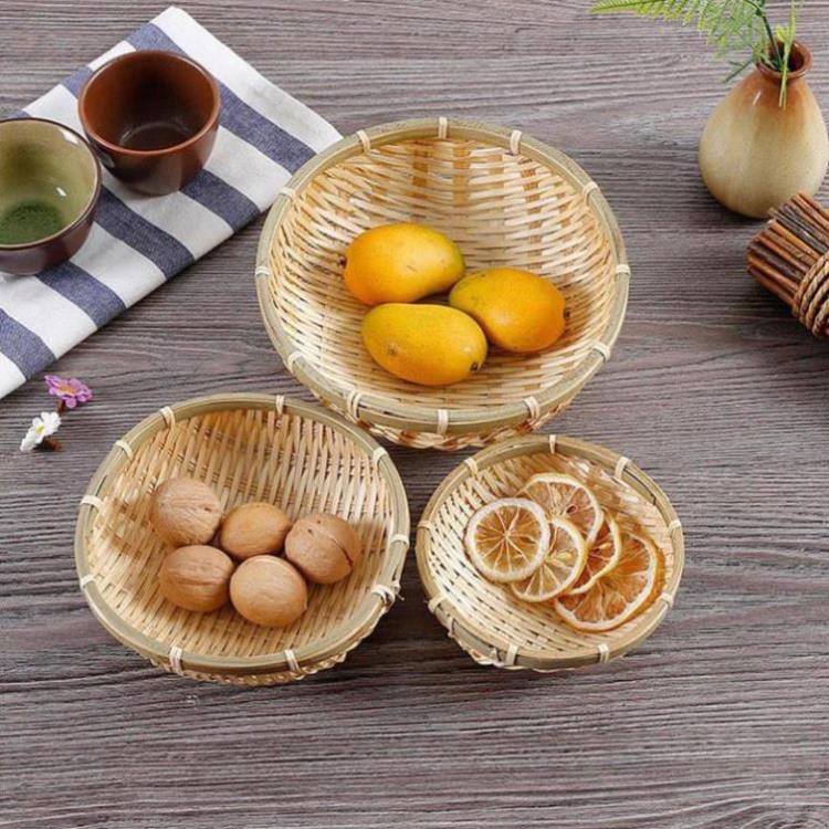 Xưởng Sx - Rổ Tre Rá Tre Mini Đựng Hạt Dưa - Tre Việt