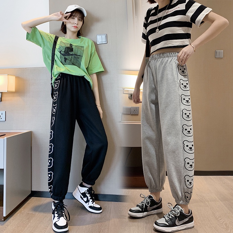 NRVP Quần Thể Thao Ống Rộng Phong Cách Thời Trang Hàn Quốc Dành Cho Nam Và Nữ