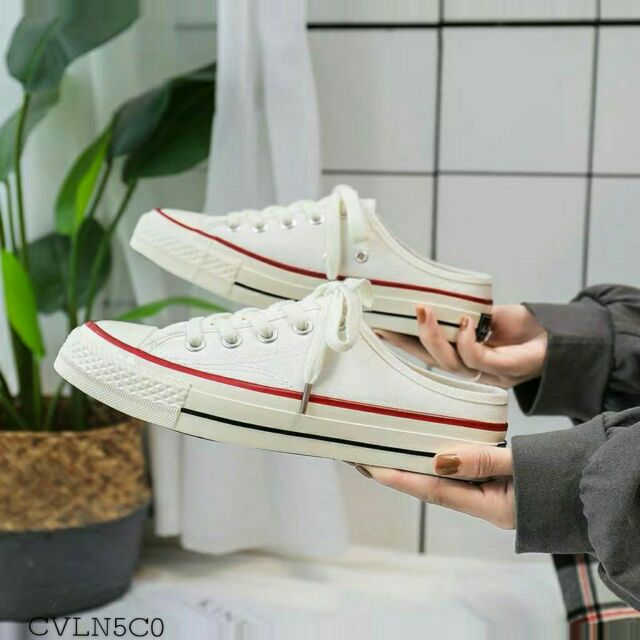 giày sục vải đạp gót nữ siêu đẹp | BigBuy360 - bigbuy360.vn