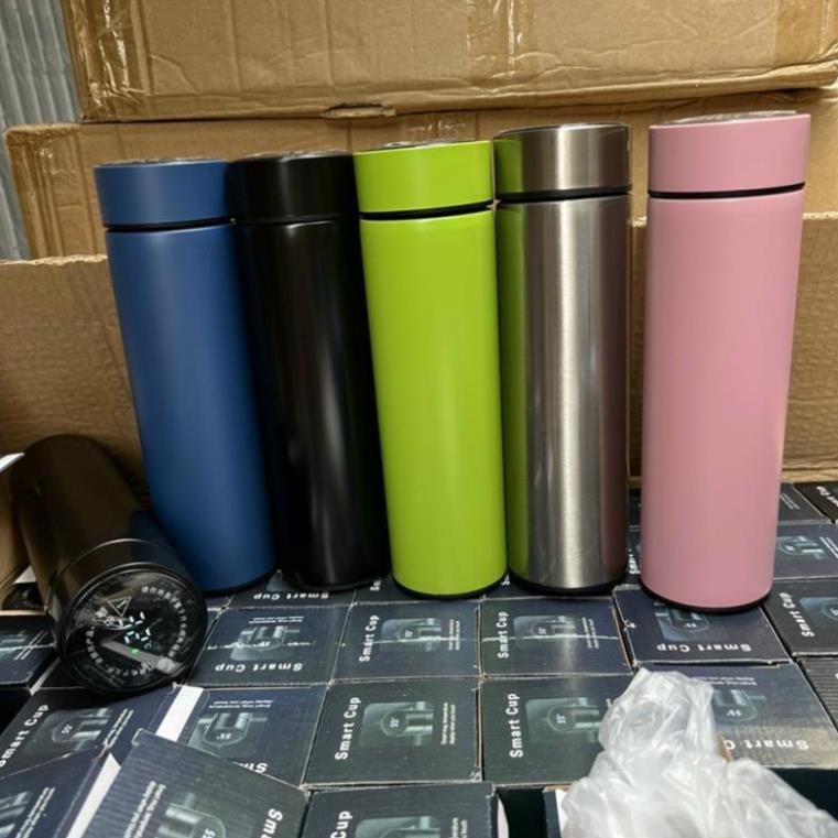 Bình Giữ Nhiệt Inox Có Cảm Biến Màn Hình LED Báo Nhiệt Độ - Dung Tích 500ml