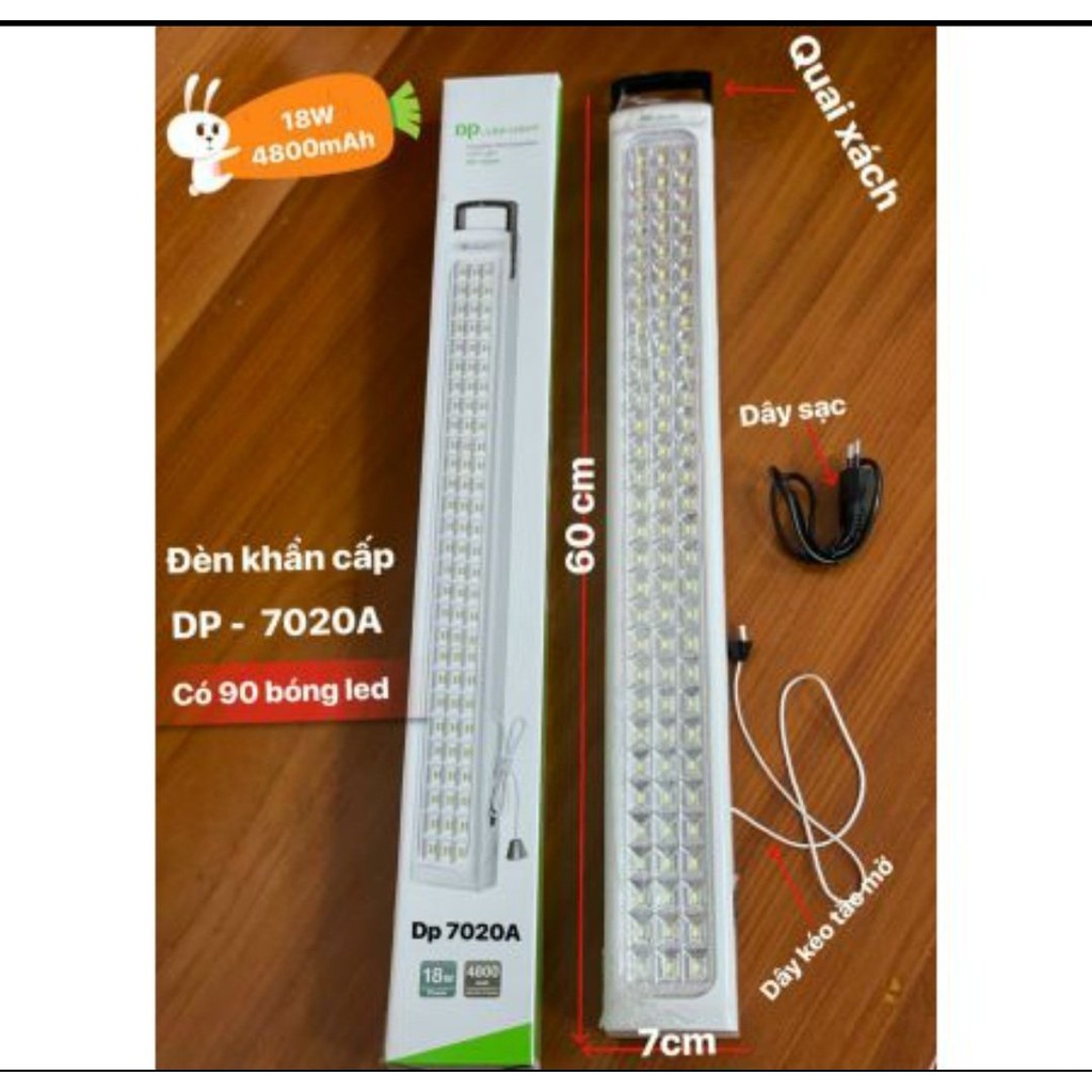 ĐÈN LED SẠC TREO TƯỜNG 90 BÓNG SIÊU SÁNG