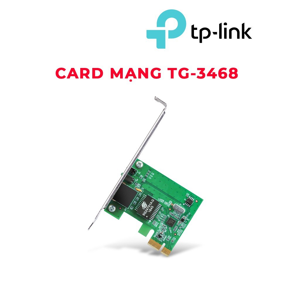 Thiết bị CARD Mạng Tplink TG-3468 Gigabit PCI Express - Bảo Hành 24 Tháng