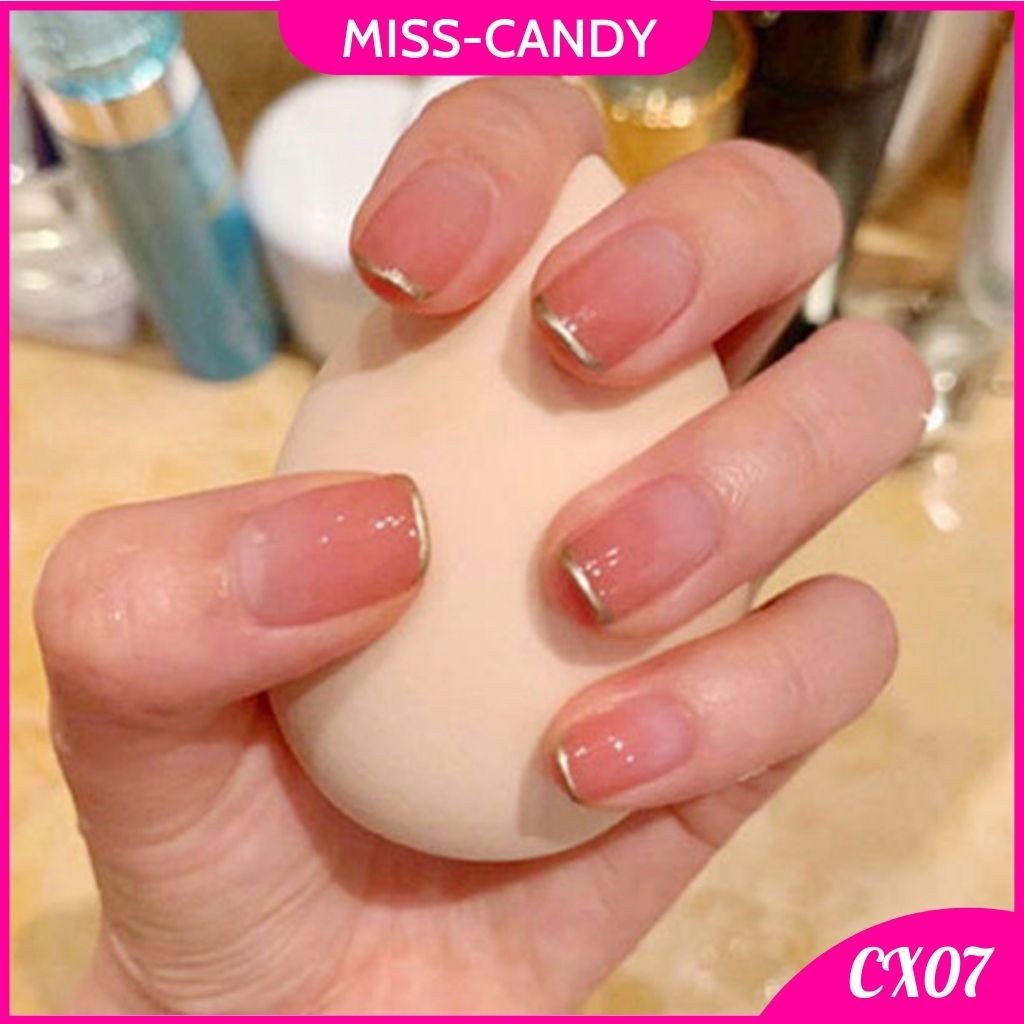 Móng tay giả dài kèm keo MISS thiết kế độc đáo dễ thương bộ móng giả làm nail thời trang hàn quốc M-CX