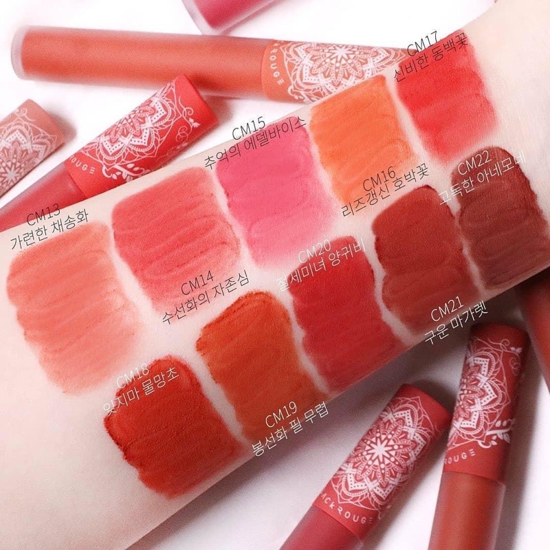 Son Kem Lì, Mịn Môi Black Rouge Cream Matt Rouge Version 3