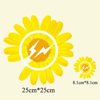 Hình ủi , Hình in nhiệt - mẫu ''hoa cúc vàng''