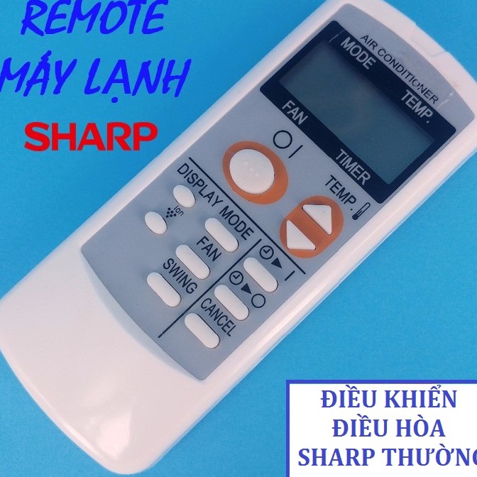 REMOTE ĐIỀU KHIỂN MÁY LẠNH ĐIỀU HOÀ SHARP - Remote điều khiển máy lạnh sharp loại thường