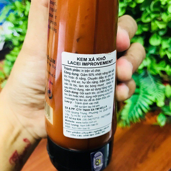 Kem xả khô dưỡng ẩm Lacei Improvement Restore Damaged Hair 250m