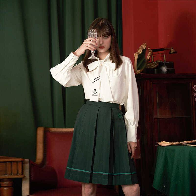 New skirt Harry Potter retro British style JK uniform box pleated skirt gentle wear college style
