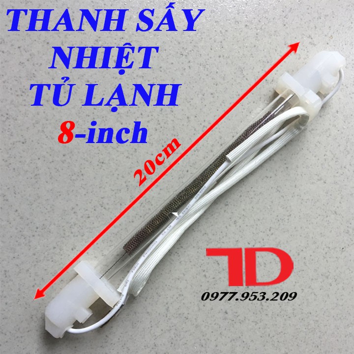 Thanh sấy nhiệt Tủ Lạnh 8 inch 115W, Điện trở phá băng Tủ Lạnh