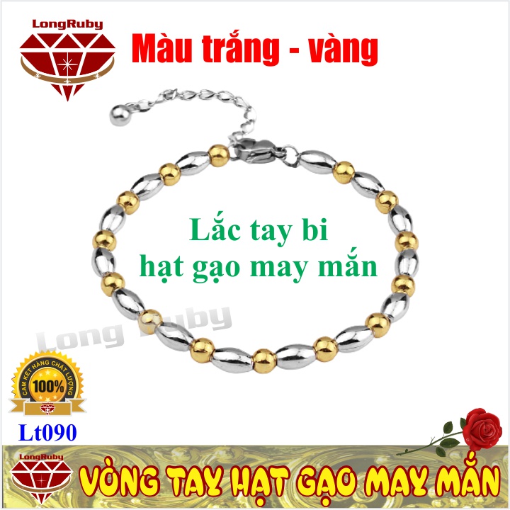 Vòng tay hạt gạo mạ vàng may mắn