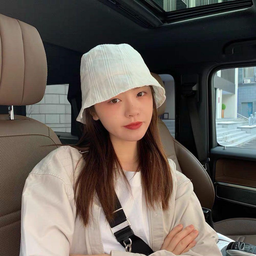 Nón Tai Bèo Họa Tiết Kẻ Sọc Phong Cách Hip Hop Thời Trang Đi Biển Mùa Hè