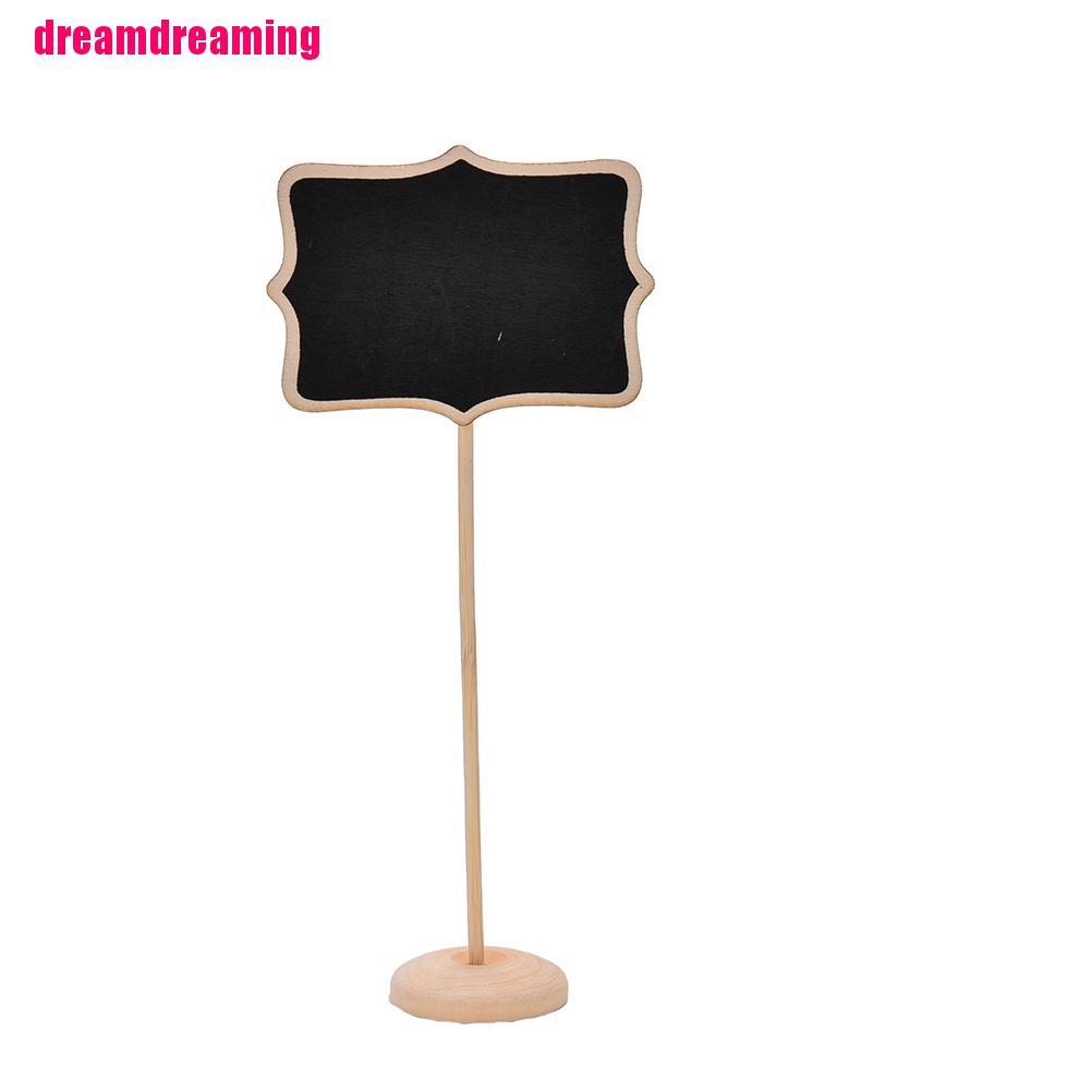 Bộ 1 / 10 Bảng Đen Mini Dùng Trang Trí Đám Cưới