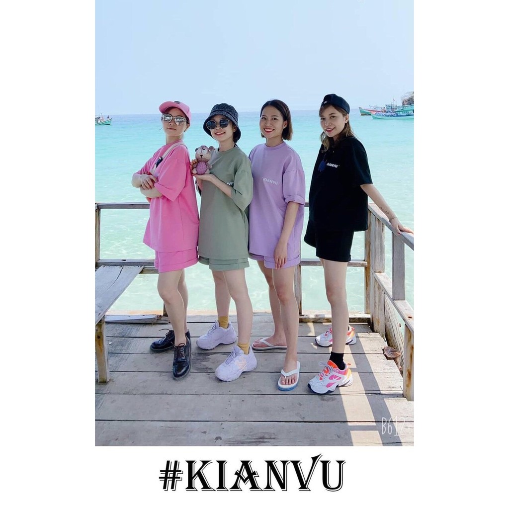 [Set] Đồ nữ 🦋 bộ trơn gồm áo thun và quần sooc cá tính form unisex trẻ trung năng động mặc đi học đi chơi mặc đôi nhóm | BigBuy360 - bigbuy360.vn