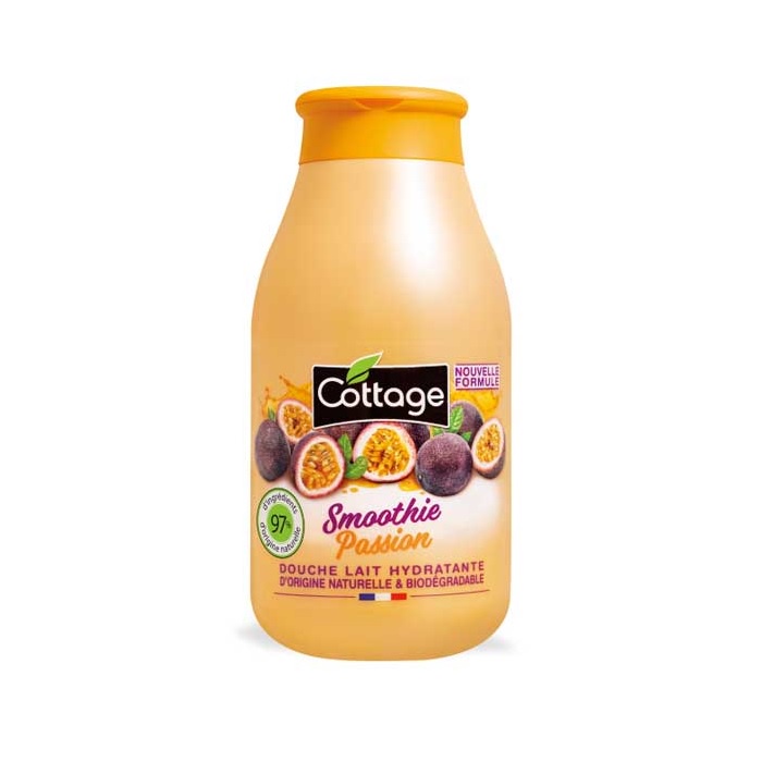 Sữa tắm tẩy tế bào chết trắng da hương nước hoa Cottage passion 750ml Pháp