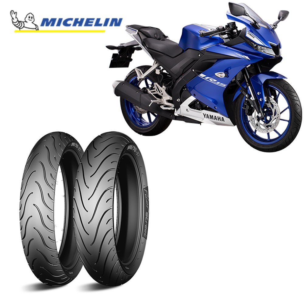 Lốp ( Vỏ )  xe YZF-R15 Michelin Pilot Street trước 100/80-17 hoặc sau 140/70-17 Thái Lan _ Lốp Trung Thành