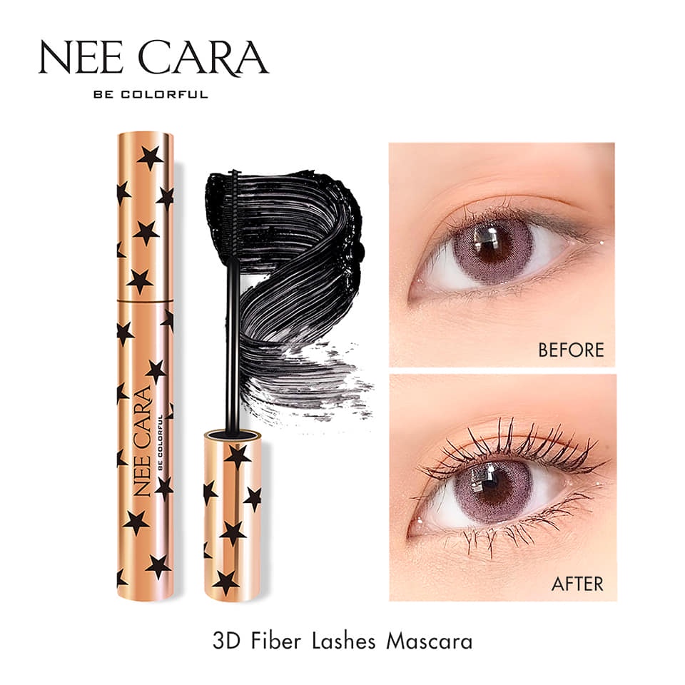 Mascara Bán Chạy Hàng Đầu Nee Cara 3D Fiber Lashes Mascara N190