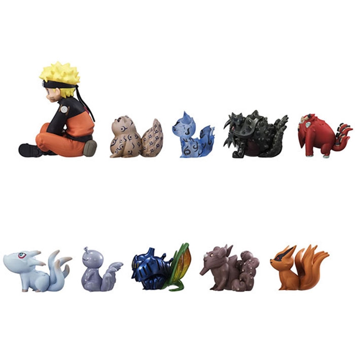 Mô hình chibi NARUTO VÀ VĨ THÚ  hàng order chất lượng