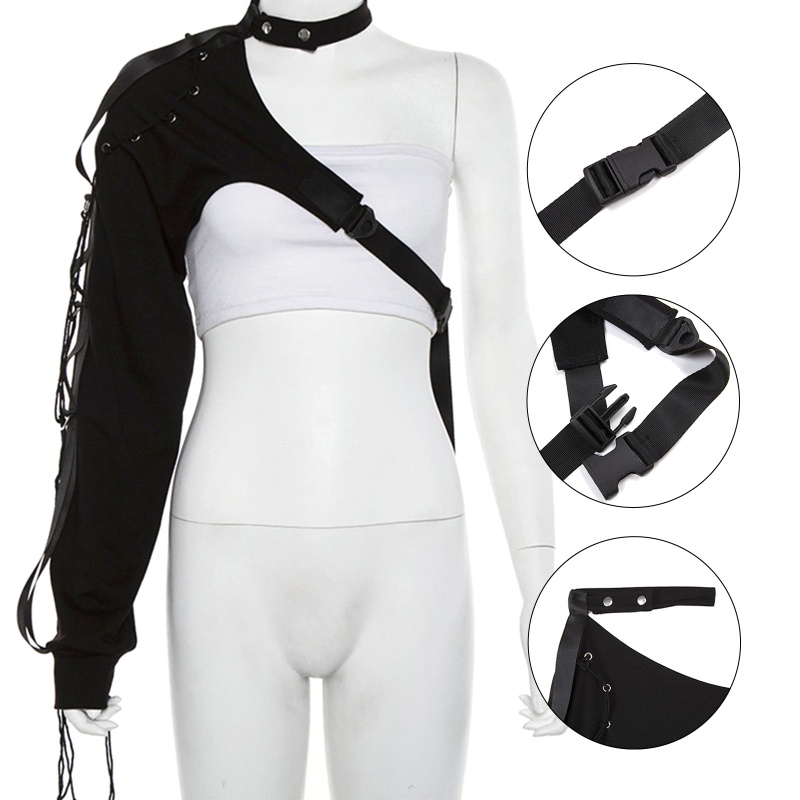 Áo Croptop Sát Nách In Họa Tiết Phong Cách Gothic Punk Thời Trang Mùa Hè Cho Nữ