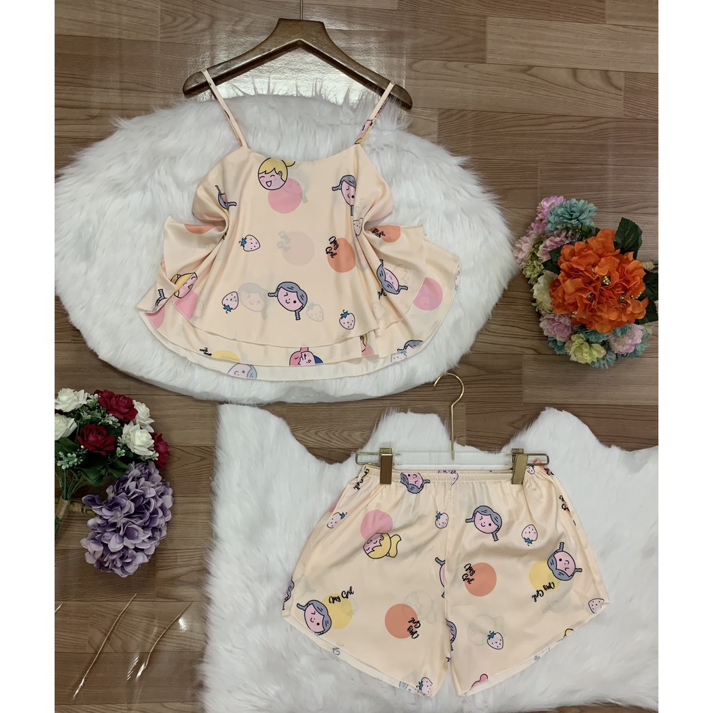 [ Mã WASTRUN4 giảm 10% tối đa 30K đơn 99K] Đồ ngủ 2 dây vải latin cao cấp | BigBuy360 - bigbuy360.vn