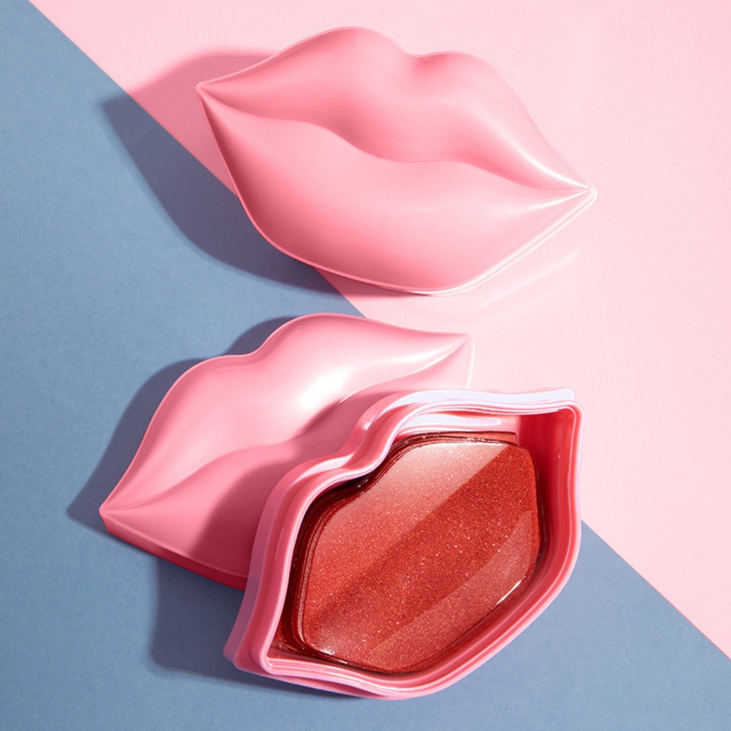 Mặt nạ dưỡng môi collagen CHERRY nội địa Trung HOUMAL giảm thâm làm hồng dưỡng ẩm môi nội địa Trung