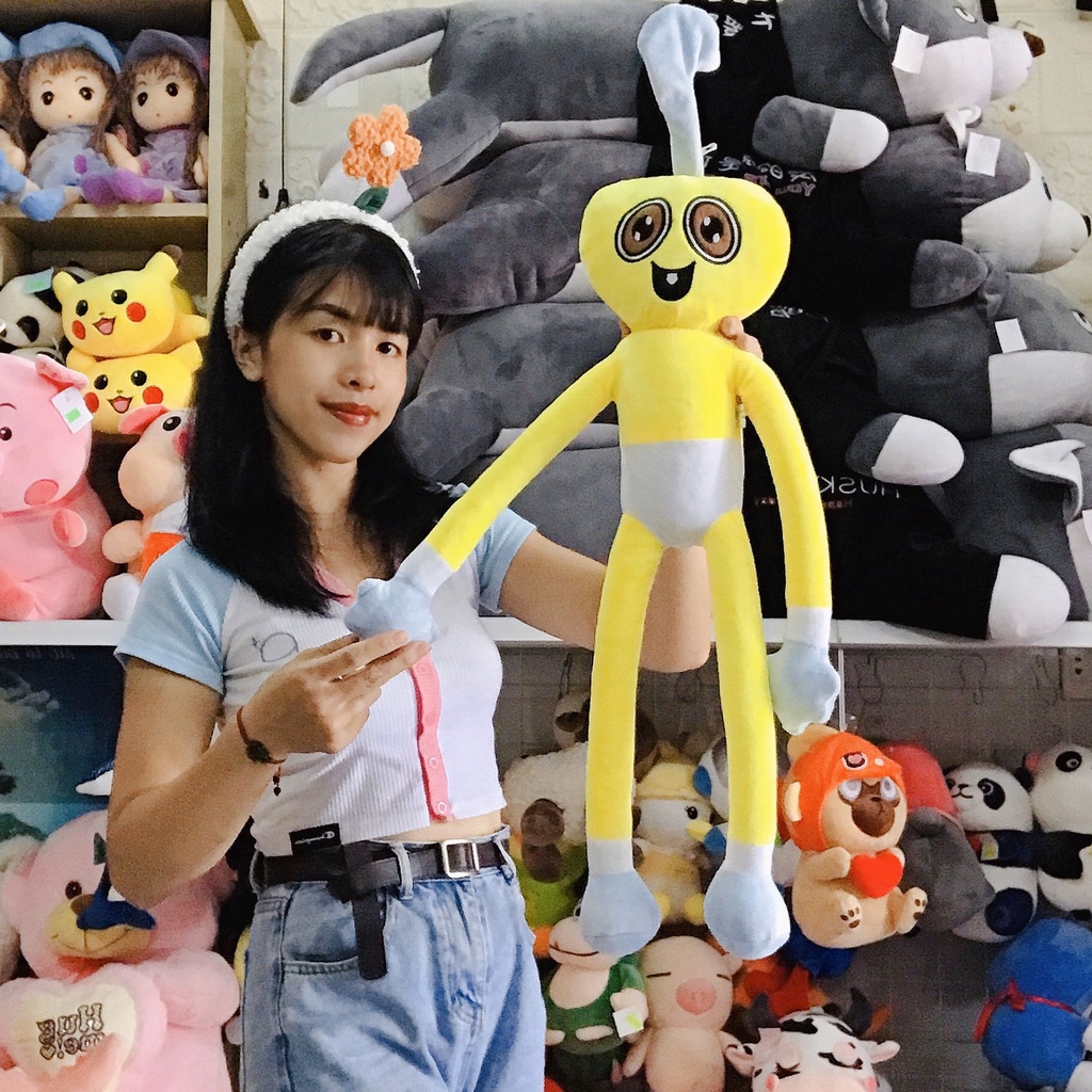 Gấu Bông Baby Long Legs Nhân Vật Game Poppy Playtime Size 60cm Loại Đẹp, Đồ Chơi Huggy Wuggy Nhồi Bông - Happy Hug