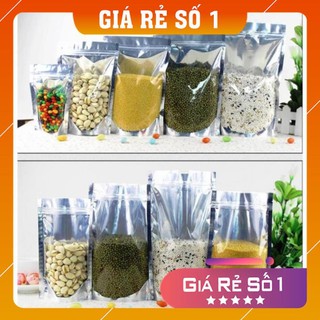 [RẺ NHẤT SHOPEE] 1Kg Túi Zipper 1 Mặt Bạc, 1 Mặt Trong.
