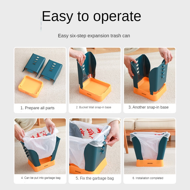 Nhà bếp cao cấp thùng rác gấp thông minh thùng rác gấp gia đình thùng rác gấp thông minh thùng rác gấp