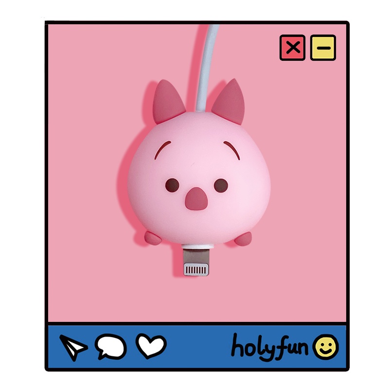 Phụ Kiện Bảo Vệ Dây Cáp Sạc/Tai Nghe Bằng Silicon