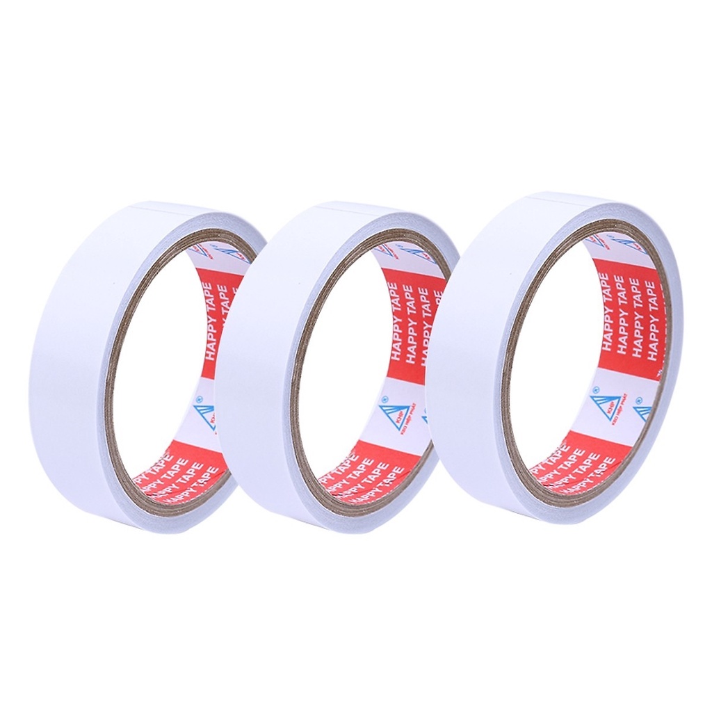 Băng keo 2 mặt đủ cỡ 48mm, 24mm, 12mm / Băng dính 2 mặt mỏng