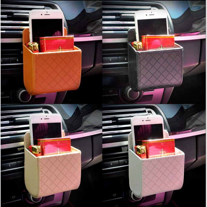 Hộp Đựng Điện Thoại Di Động Gắn Lỗ Thông Gió Xe Hơi Tiện Lợi