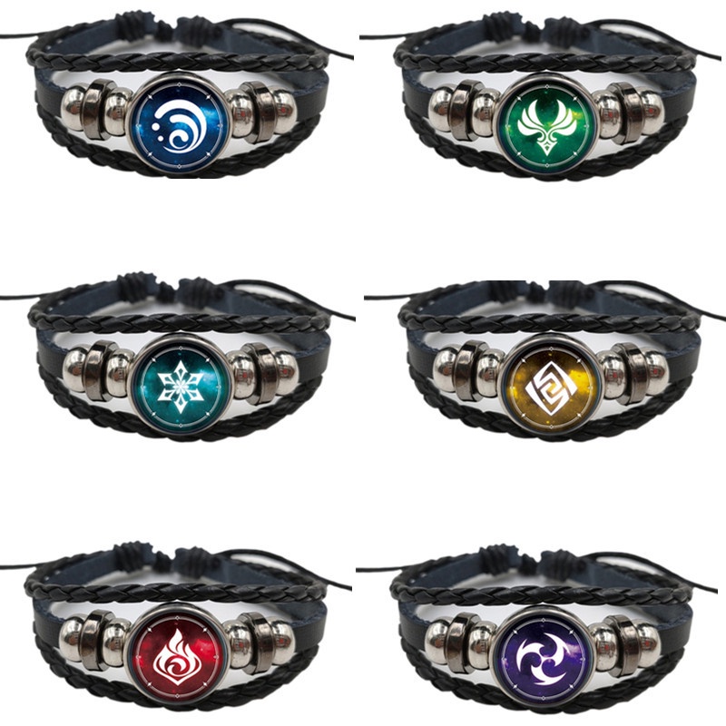 Vòng tay genshin impact nguyên tố vision nam nữ cực chất