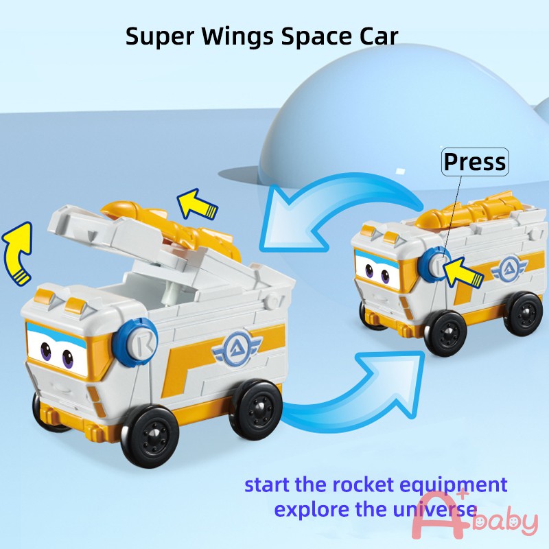 Super Wings Auldey Mô hình đồ chơi thiết kế phương tiện giao thông hoạt hình cho trẻ em