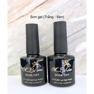 Sơn gel Trắng - Đen - Nước gạo