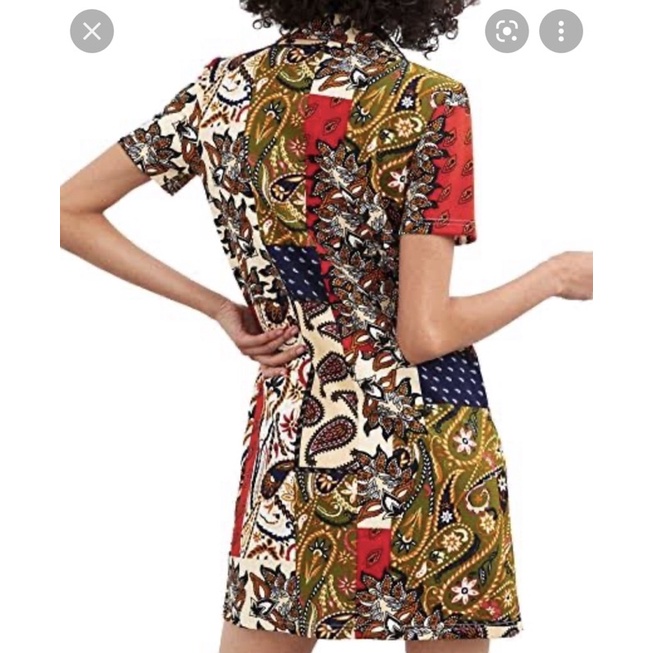 ĐẦM DÁNG VEST HOẠ TIẾT