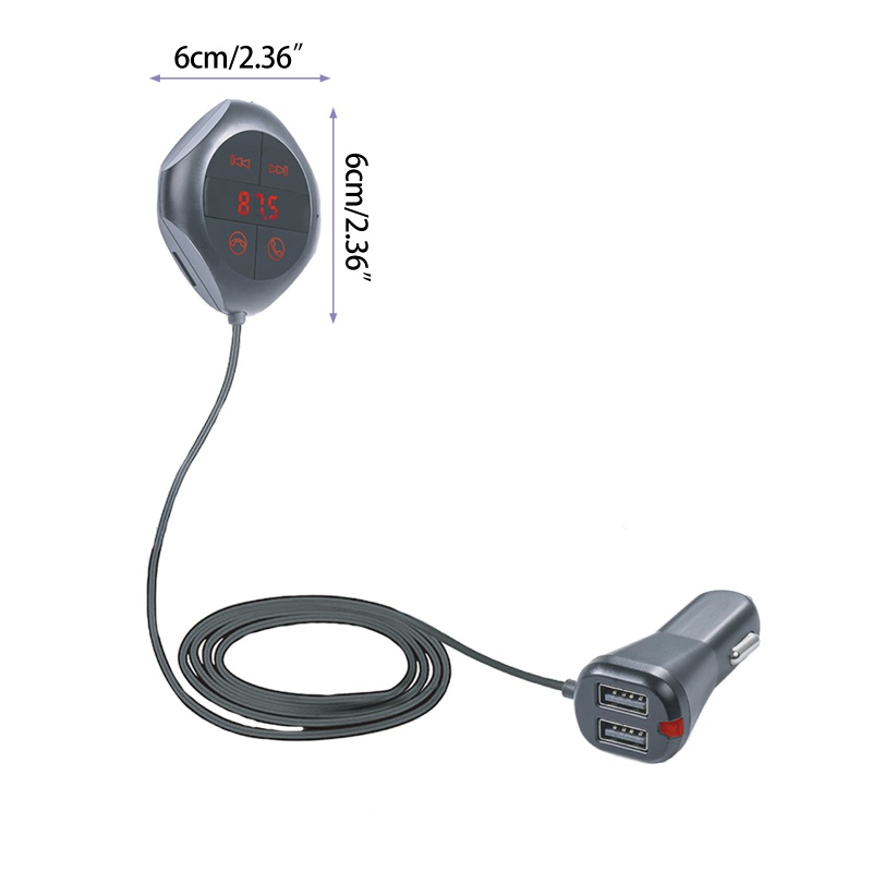 Thiết Bị Nhận Tín Hiệu Âm Thanh Bluetooth AUX mm Cho Xe Hơi