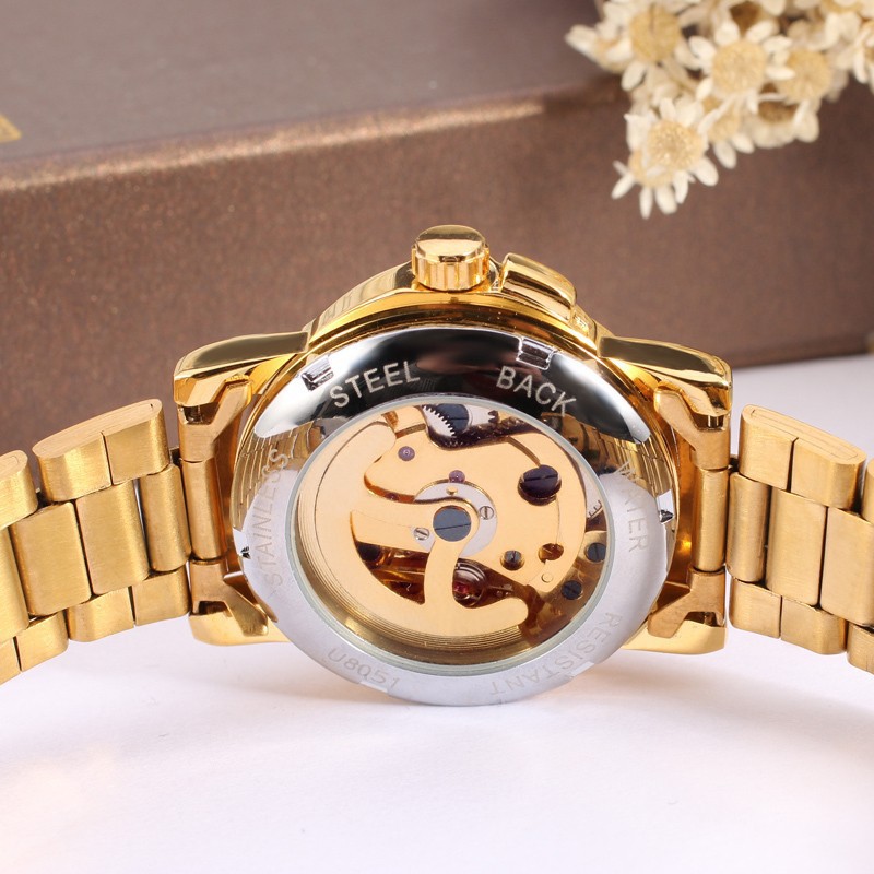 Đồng Hồ Cơ Lộ Máy Chất Liệu Thép Không Gỉ Sang Trọng | BigBuy360 - bigbuy360.vn