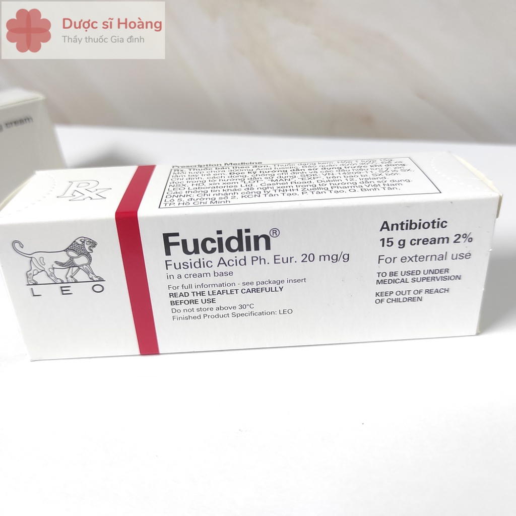 [ SẴN ] Kem Bôi Da Fucicort / Fucidin / Fucidin H Tuýp 15g