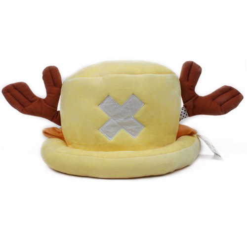 One Piece Mũ hóa trang nhân vật hoạt hình Tony Chopper bằng vải lông màu xanh dương nhạt dễ thương thời trang mùa đông