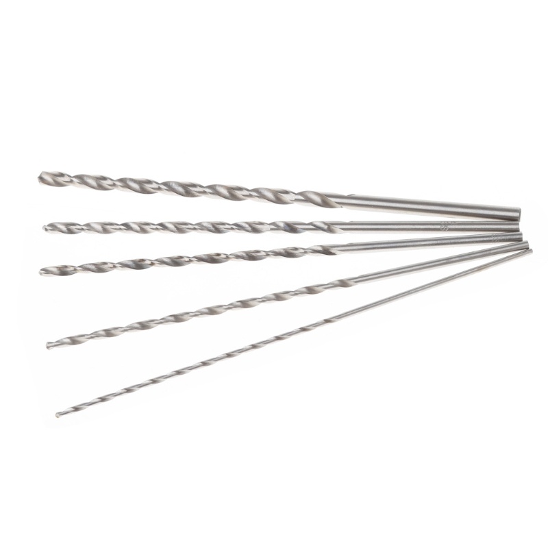 Set 5 mũi khoan xoắn dài 2-5mm 152mm HSS