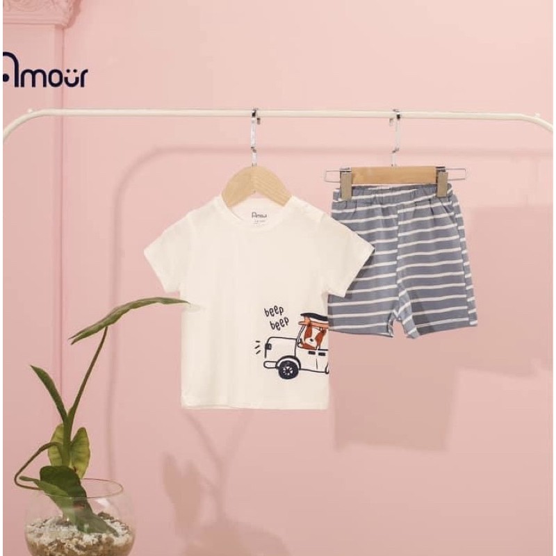 Amour - Bộ cộc tay phối bé trai gái